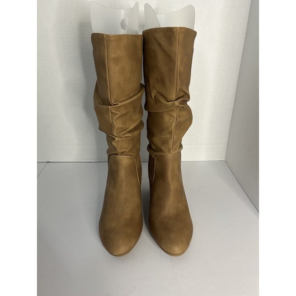 XOXO Women's Strasburg Slouch Boots Tan Size 8M New in Box - Picture 5 of 10